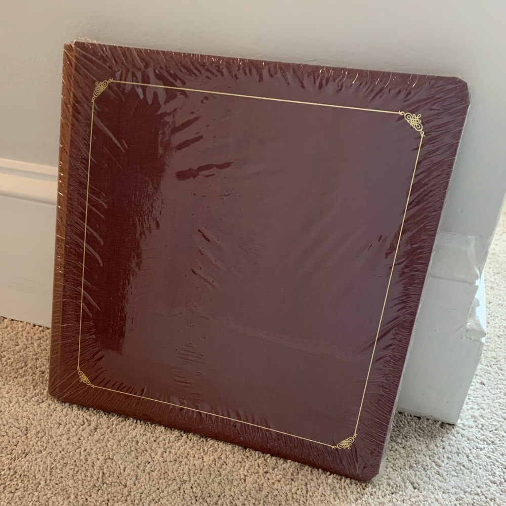 Burgundy Scrapbook